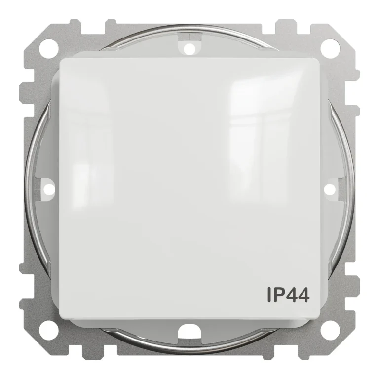 Вимикач проміжний, IP44, білий